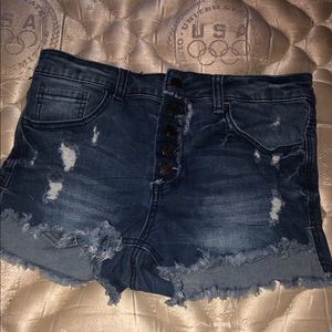 High waisted shorts